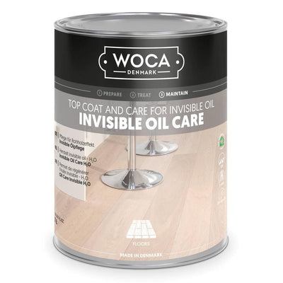 WOCA Invisible Oil Pflege (Schritt 3) | Für eine rohe Holzoptik 🟡 Lieferzeit 7-10 Werktage 1.0L 