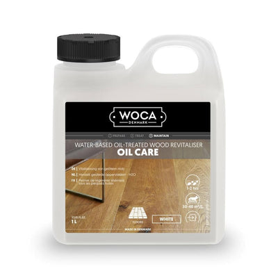 WOCA Oil Care | Wasserbasiertes Pflegeöl 🟢 Lieferzeit 1-3 Werktage 1.0L Weiß 